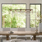 Crystal Ball AubreyRectangular Chandelier 47'' 60''