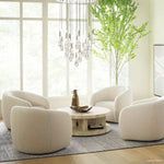 Soltaire Cascading Crystal Round Chandelier