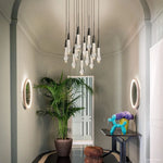 Soltaire Cascading Crystal Round Chandelier