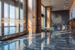 Soltaire Cascading Glass Linear Chandelier
