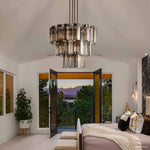 Delsie Fluted Striking Round Chandelier