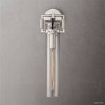 Machinist Glass Cylinder Wall Sconce