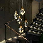 Angle Multi-Lights Round Chandelier