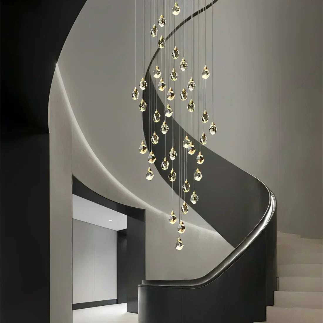 Angle Cluster Chandelier
