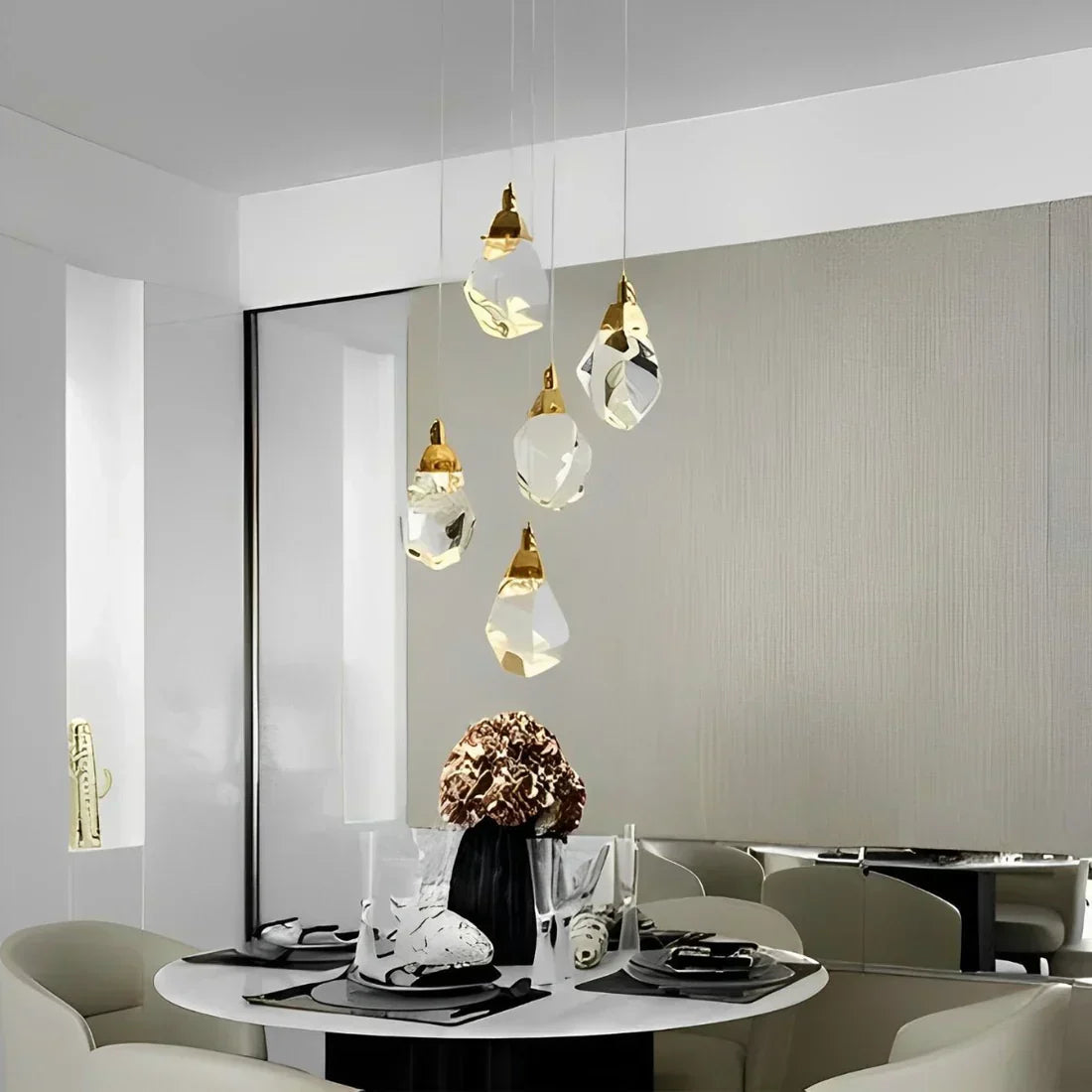 Angle Cluster Chandelier