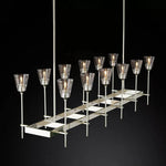 Torche Rectangular Chandelier 54"