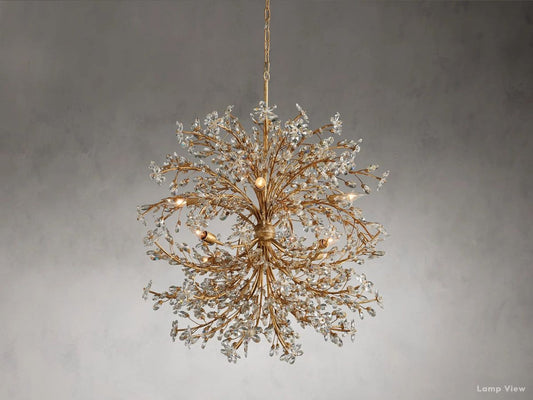 Fiore Bloom Leaf Round Chandelier