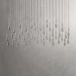 Soltaire Raindrop Linear Chandelier