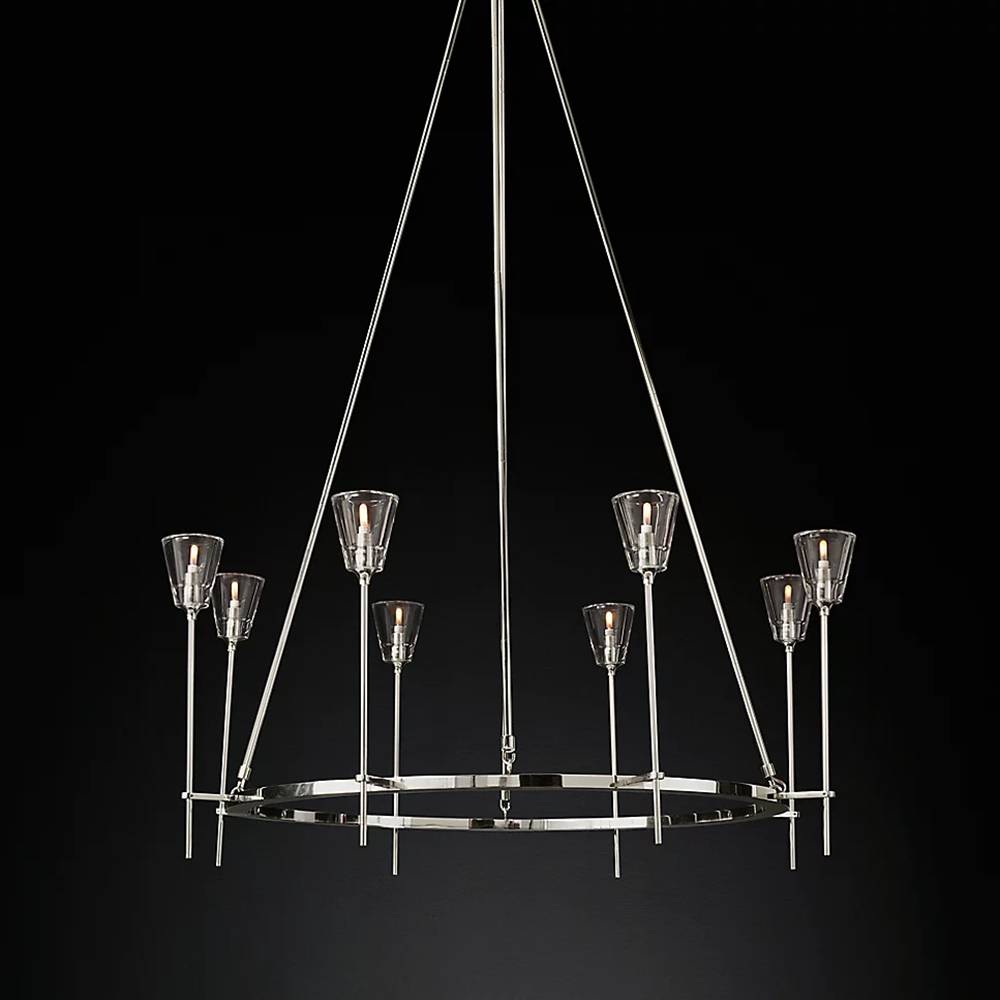 Torche Round Chandelier 46"