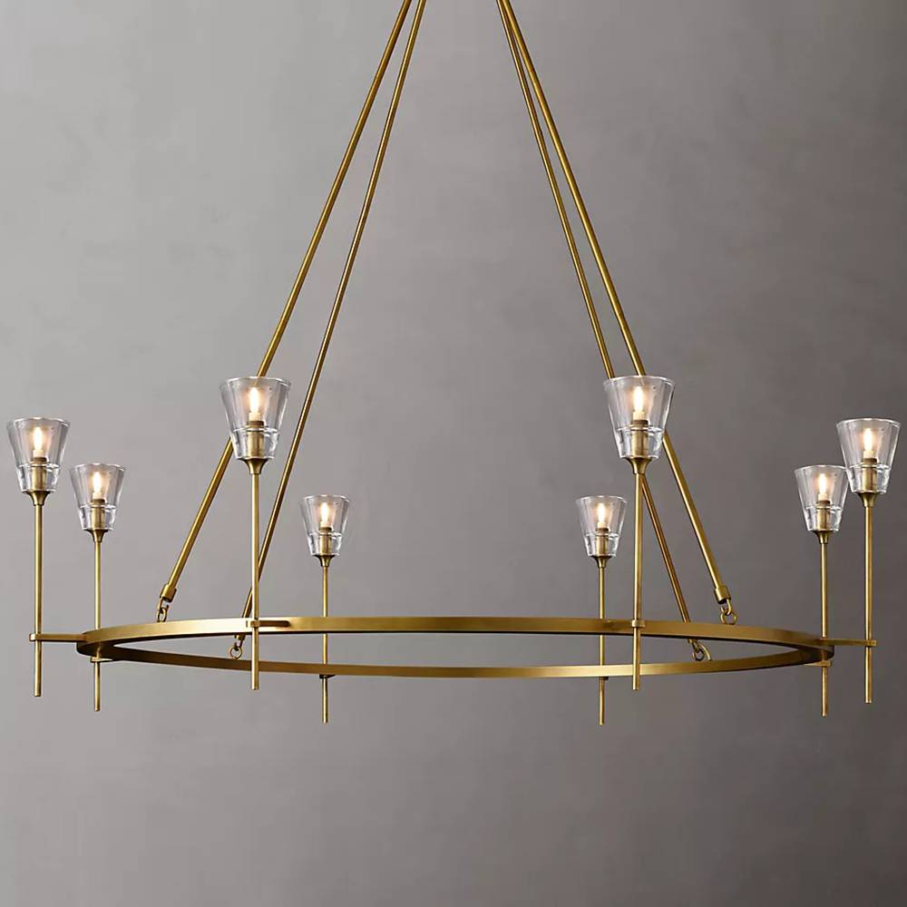 Torche Round Chandelier 58"