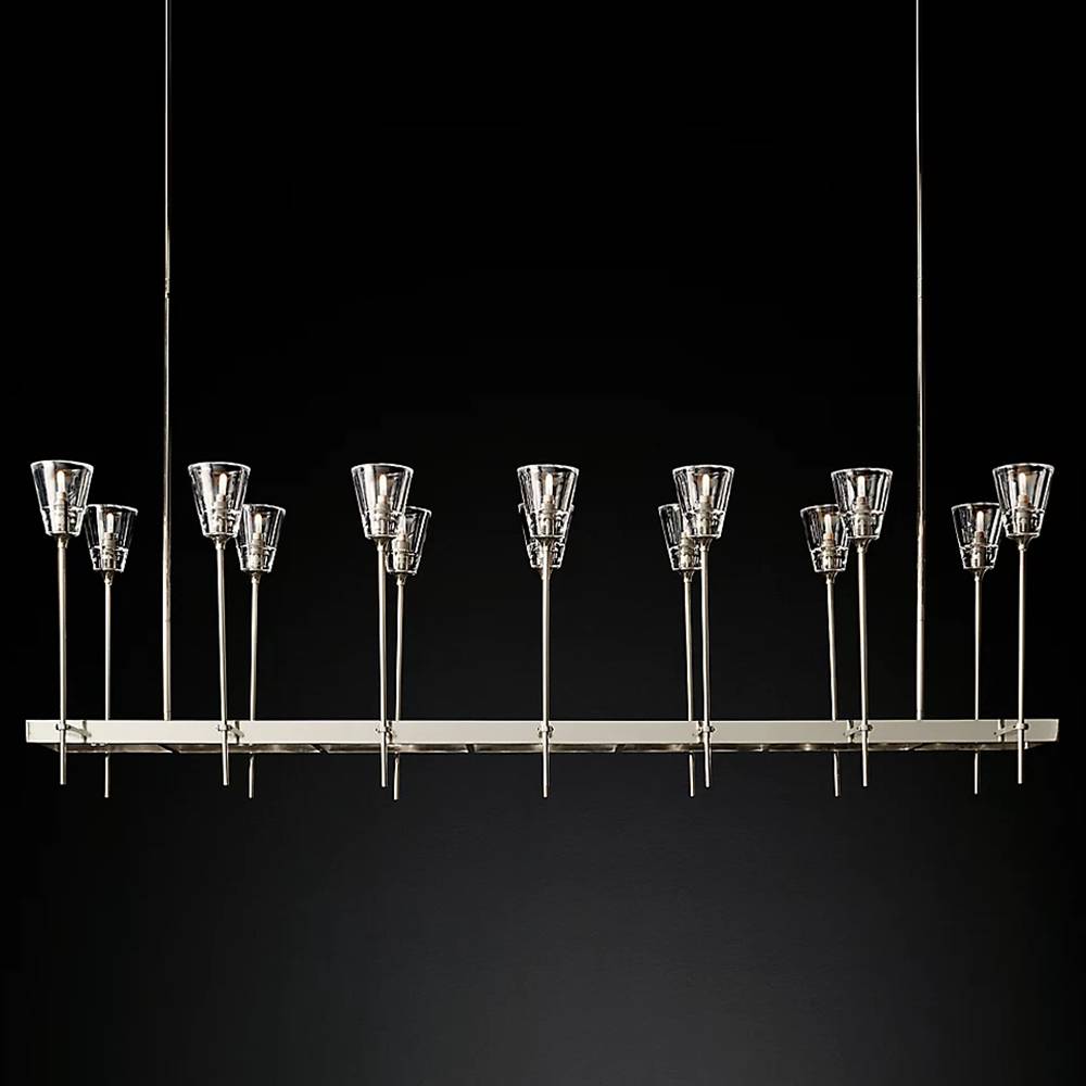 Torche Rectangular Chandelier 67"