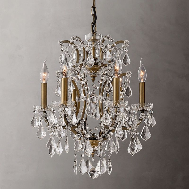 Rococo Round Chandelier 18"