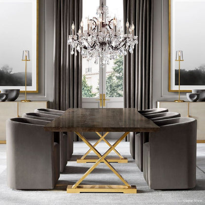 Rococo Garland Crystal Round Chandelier 40"