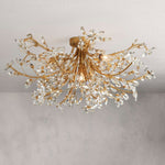 FioreCrystal Crown Flush Mount