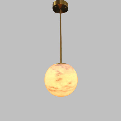 Alabaster Globe LED Mini Pendant