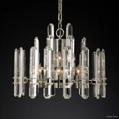 Mirello Pristine Crystal Round Chandelier 24"