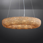 Halo Crystal Round Chandelier 41"