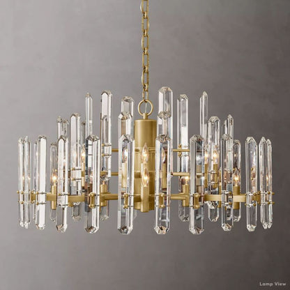 Mirello Pristine Crystal Round Chandelier 36"