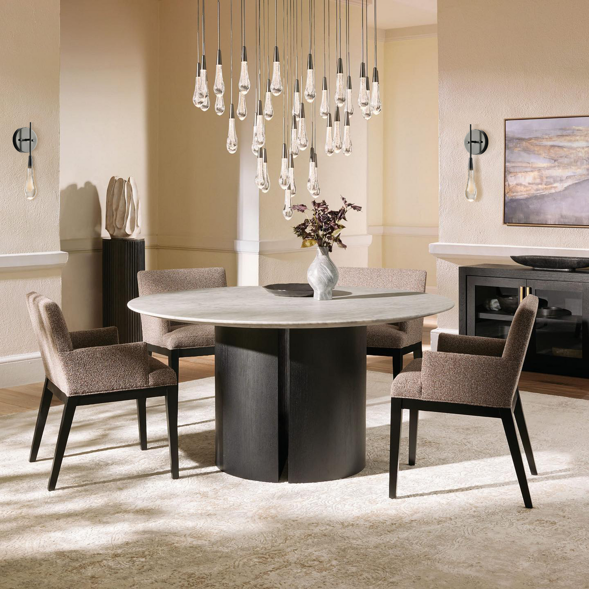 Soltaire Round Chandelier