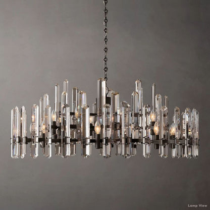 Mirello Pristine Crystal Round Chandelier 48"