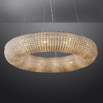 Halo Crystal Round Chandelier 59"