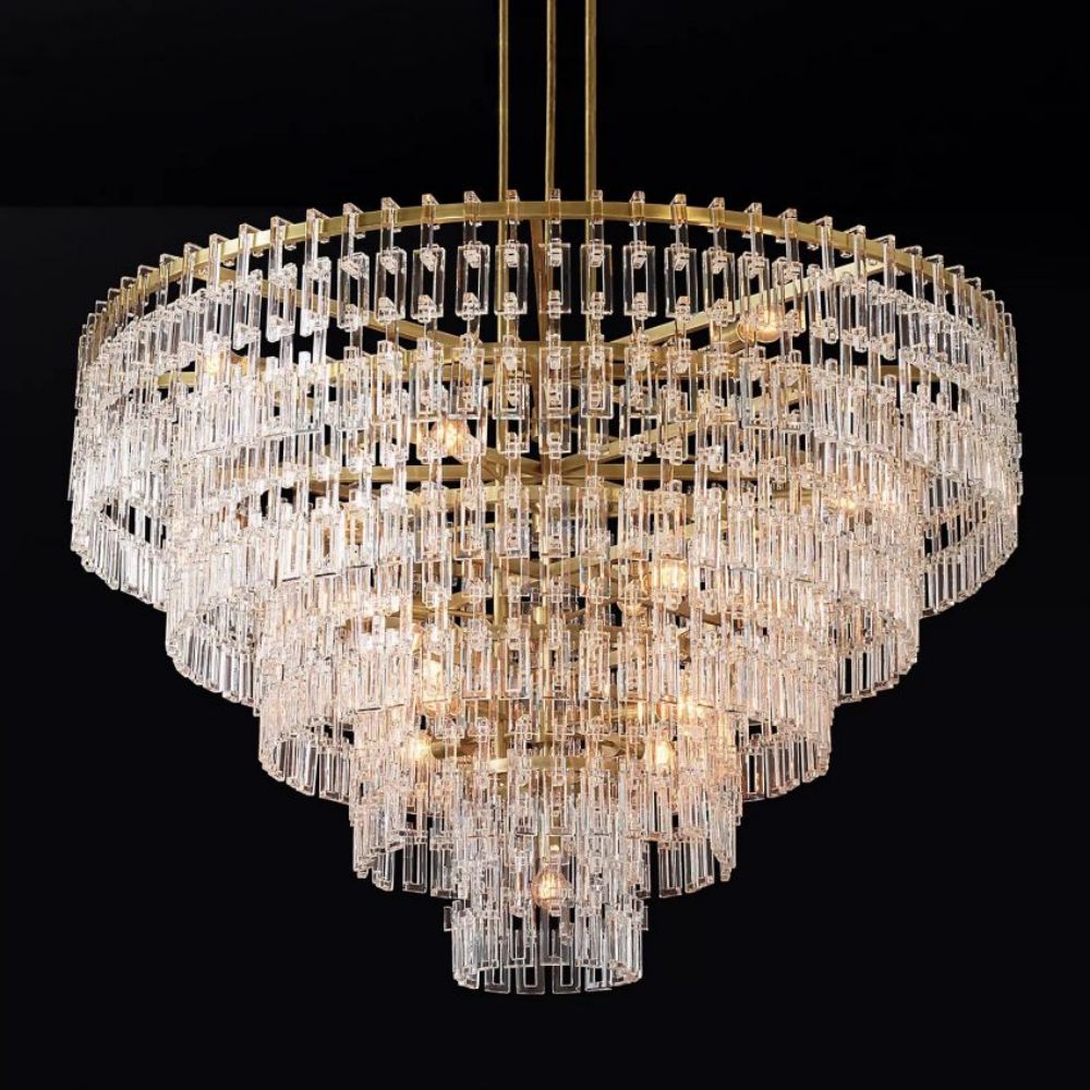 Marignan Tiered Round Chandelier 60"