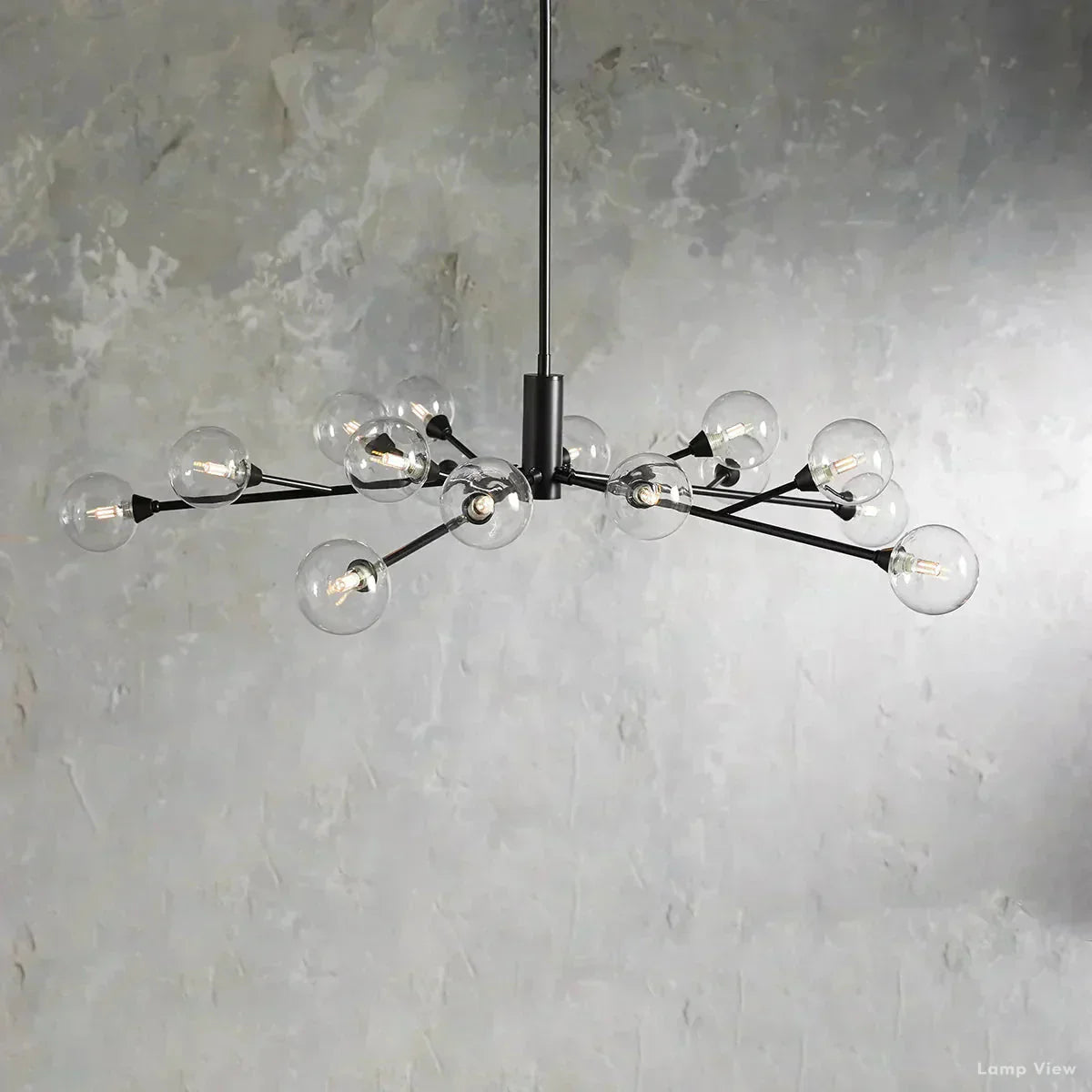 Apollo Spoked Glass Round Chandelier