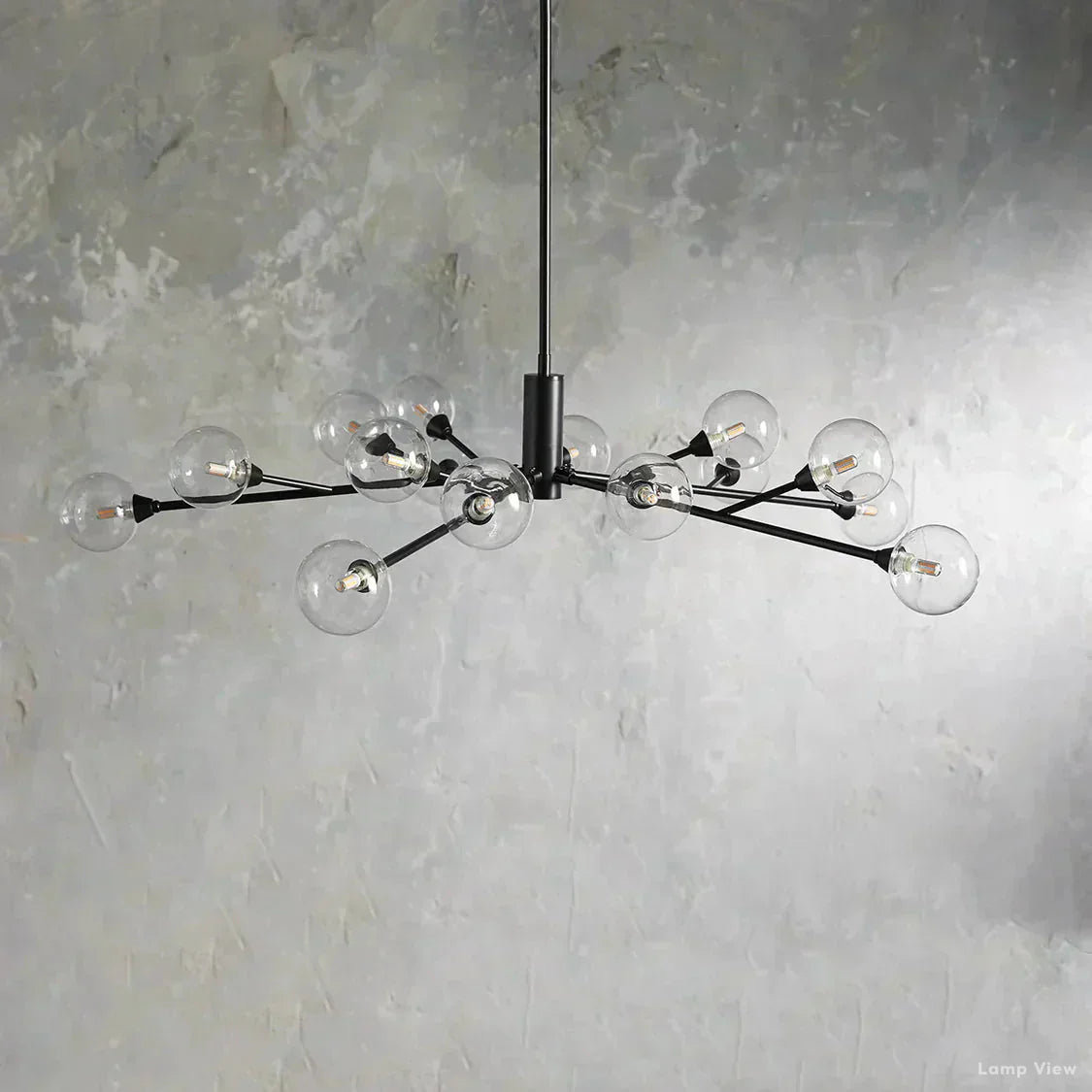 Apollo Spoked Glass Round Chandelier