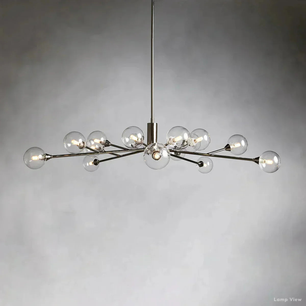 Apollo Spoked Glass Round Chandelier