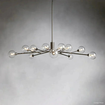 Apollo Spoked Glass Round Chandelier