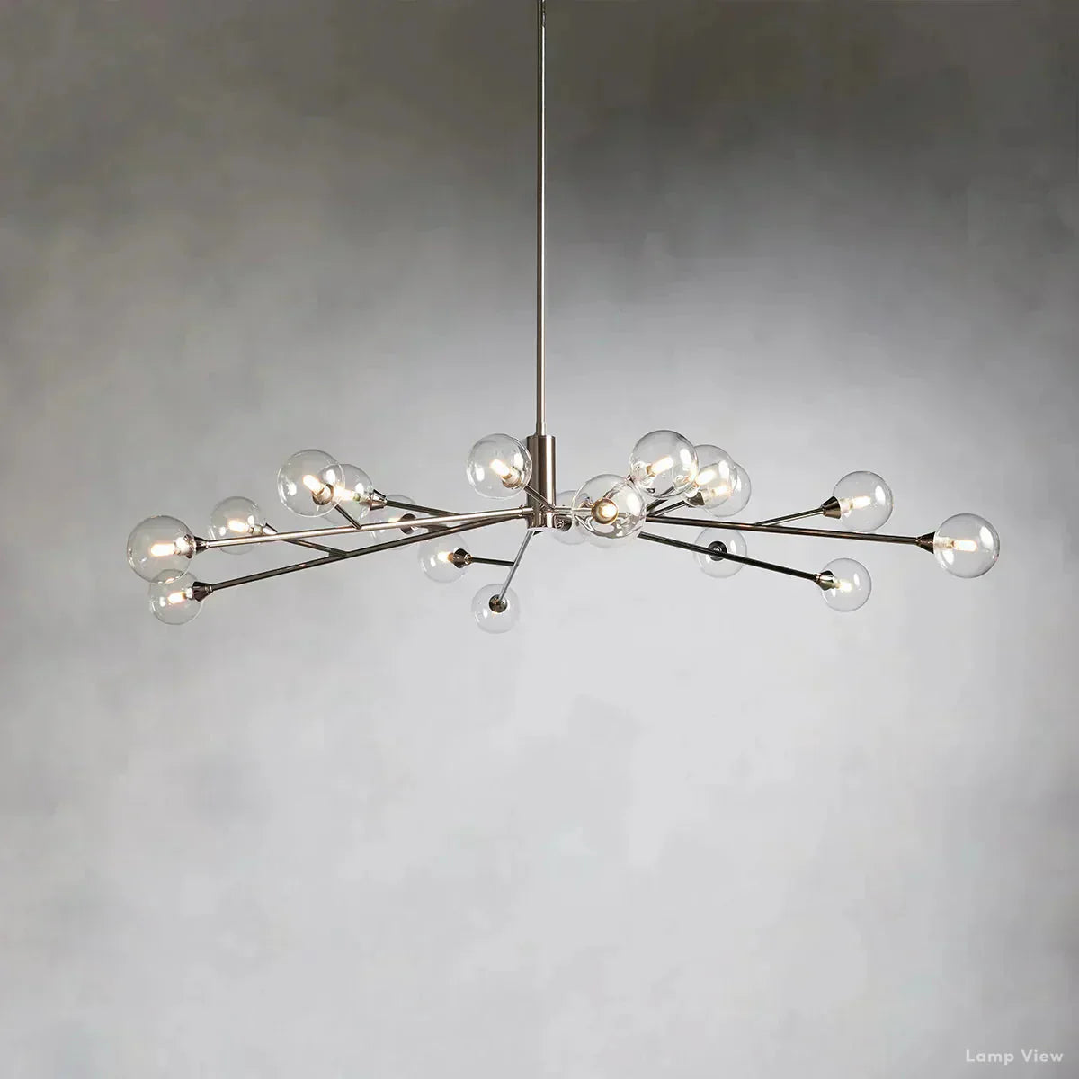 Apollo Spoked Glass Round Chandelier