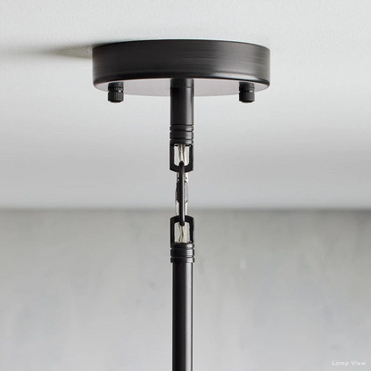 Apollo Spoked Glass Round Chandelier
