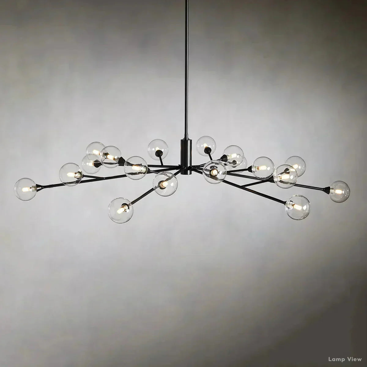 Apollo Spoked Glass Round Chandelier
