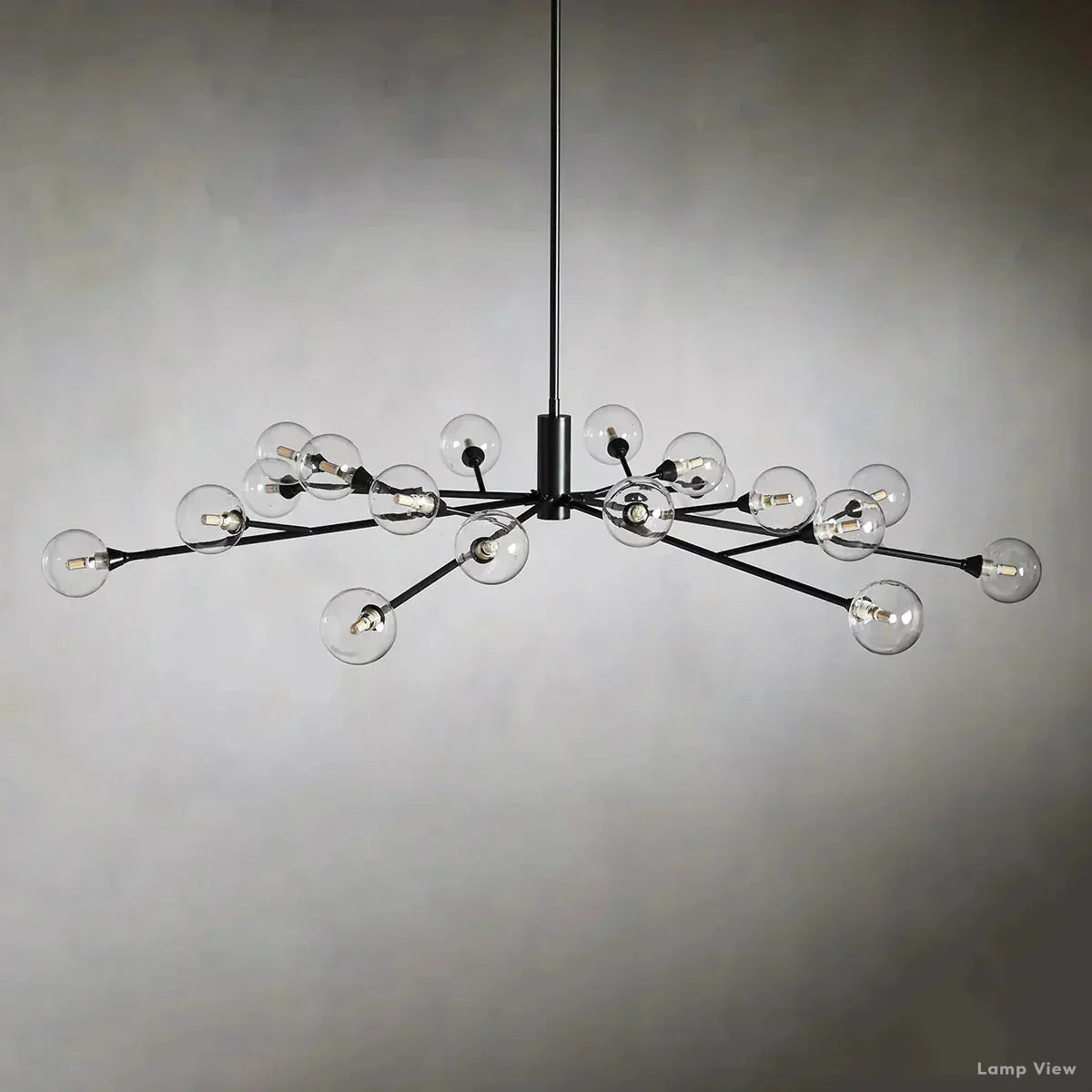 Apollo Spoked Glass Round Chandelier