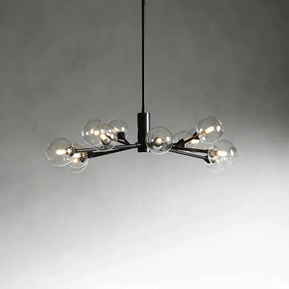 Apollo Spoked Glass Round Chandelier