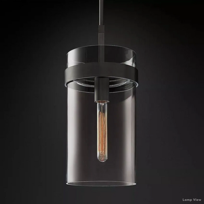 Ravelle Clear Glass Pendant Light