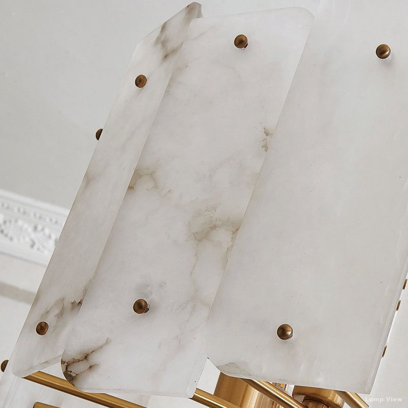 Alabaster Lorry Round Chandelier