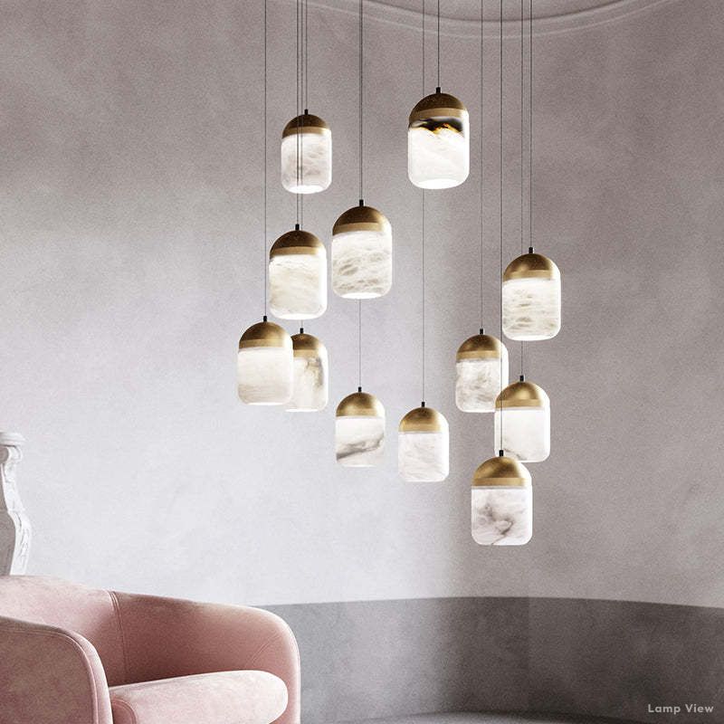 Alabaster Staircases Pendant Light