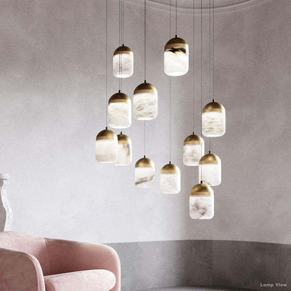 Alabaster Staircases Pendant Light