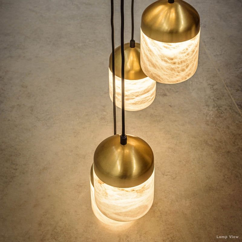 Alabaster Multi-Light Chandelier