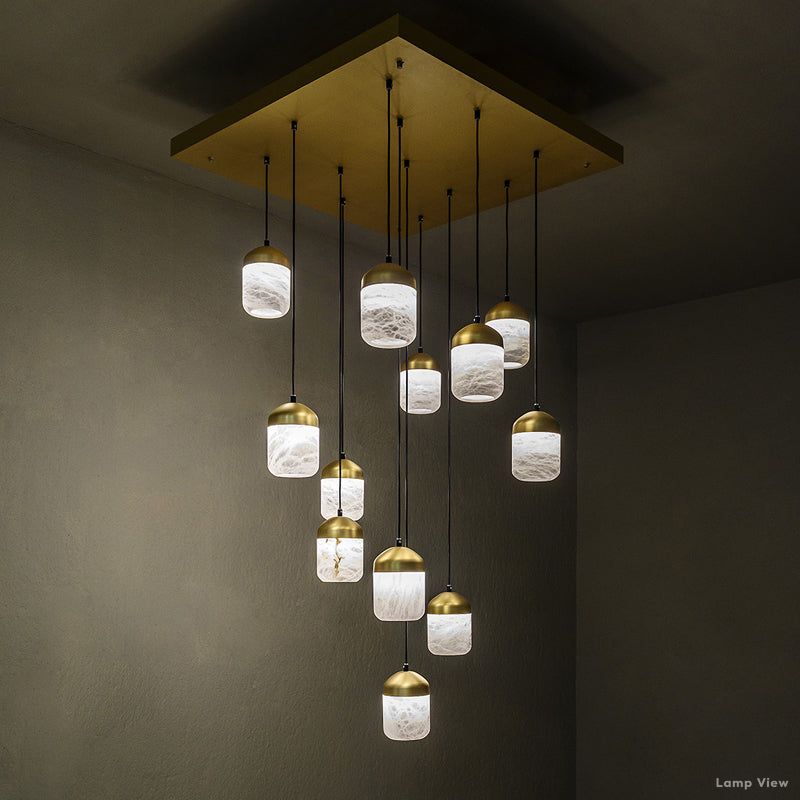 Alabaster Multi-Light Chandelier