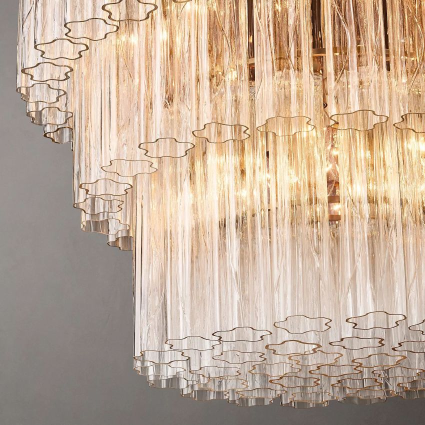 Cielo Three-Tier Round Chandelier 36"