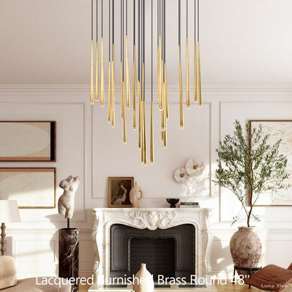 Aquitaine Conical Form Round Chandelier 48"