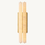 Audubon Alabaster Double Wall Sconce