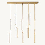 Audubon Crystal Linear Chandelier 54"