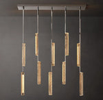 Audubon Crystal Linear Chandelier 54"