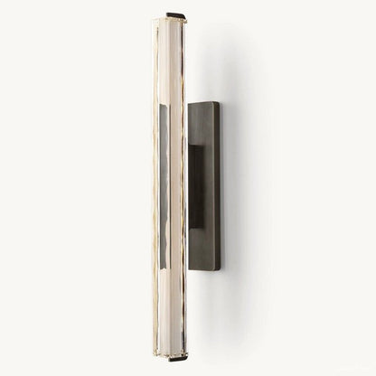 Audubon Vertical Crystal Single Wall Sconce
