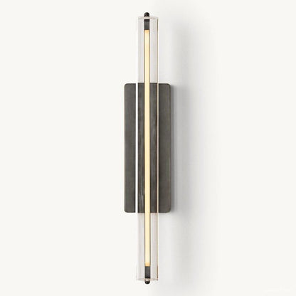 Audubon Vertical Crystal Single Wall Sconce