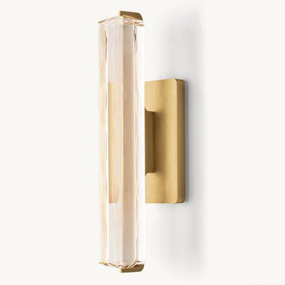 Audubon Vertical Crystal Single Wall Sconce