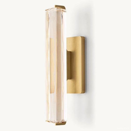 Audubon Vertical Crystal Single Wall Sconce